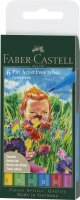 Faber Castell Tuschestift Pitt Artist Pen B 6er Springtime