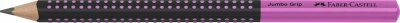 Faber Castell Bleistift Grip Jumbo Two Tone HB schwarz/pink
