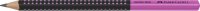 Faber Castell Bleistift Grip Jumbo Two Tone HB schwarz/pink