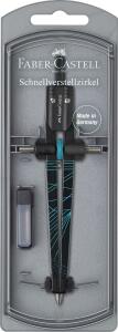 Faber Castell Schnellverstellzirkel Kr 340mm Twister schwarz
