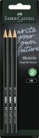 Faber Castell Bleistift 1111 HB schwarz 3er