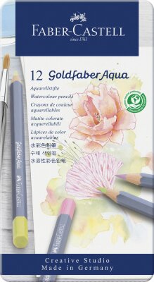 Faber Castell Aquarellstift Gofa 3,3mm Pastell 12er Etui