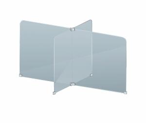 Tröpfchenschutzscheibe 1309x602mm FRANKEN GSW4 4er Modul
