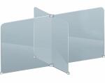 Tröpfchenschutzscheibe 1309x602mm FRANKEN GSW4 4er...