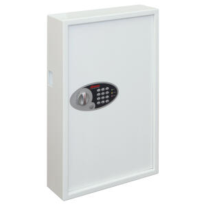 PHÖNIX SAFE Schlüsseltresor Cygnus Elektronikschloss - 144 Haken, 430 x 660 x 130 mm, weiß
