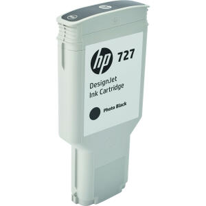 Hewlett Packard (HP) Original HP Tintenpatrone schwarz foto (F9J79A,727,NO727)