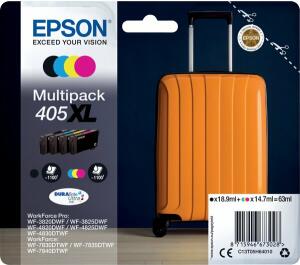 EPSON Original Epson Tintenpatrone MultiPack Bk,C,M,Y High-Capacity (C13T05H64010,T05H640,405XL,T05H6,T05H64010)