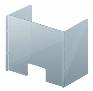 Tröpfchenschutzscheibe 1000x700mm FRANKEN SSW1070S mit Seitenteilen