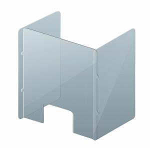 Tröpfchenschutzscheibe 800x700mm FRANKEN SSW8070S mit Seitenteilen
