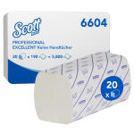 Scott Falthandtuch - 2-lagig, weiß, V-Falz, 3.800...