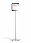 Durable Bodenständer A4 d.gr hoch/quer Info Stand BASIC A4