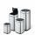 Durable Abfalleimer mit Sensor 6l si aus Edelstahl