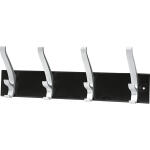 Unilux Wandgarderobe CYPRES schwarz-alugrau, 4 dreifach...