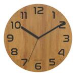 Unilux PALMA BAMBOO Wanduhr Bambus-Ziffernblatt  Ø...