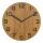 Unilux PALMA BAMBOO Wanduhr Bambus-Ziffernblatt  Ø 30 cm Quarzuhrwerk, schleichende Zeiger, inkl. Batterie