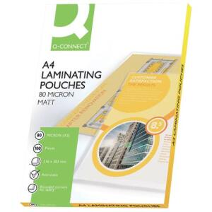 Laminierhülle A4 100ST matt Q-CONNECT KF24057 2x80mic