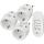 Funkschalt-Set Comfort-Line Mini 3+1, 3er Funksteckdosen Set