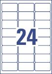 Wetterfeste Etiketten (A4, 480 Stück, ablösbar, 33,9 x 63,5 mm) weiß