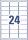 Avery Zweckform L4773REV-20 Wetterfeste Etiketten (A4, 480 Stück, ablösbar, 33,9 x 63,5 mm) 20 Blatt weiß
