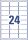 Wetterfeste Etiketten (A4, 480 Stück, ablösbar, 33,9 x 63,5 mm) weiß