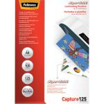 Fellowes Laminierfolie Capture SuperQuick - A4, glänzende, 125 Mikron, 100 Blatt