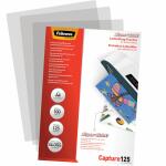 Fellowes Laminierfolie Capture SuperQuick - A4, glänzende, 125 Mikron, 100 Blatt