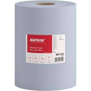 KATRIN Wischtuch Classic Industrial XXL2 blau, 2-lagig, 2 x 190 m