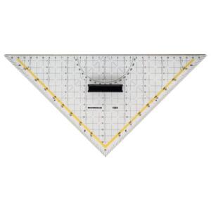 RUMOLD Geometriedreieck - 320 mm, Schneidekante, Griff