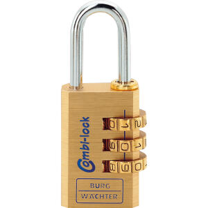 BURG-WÄCHTER Vorhangschloss Combi Lock 80 - Bügelhöhe 27,0 mm