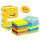 Post-it Haftnotizblock Energetic - 76 x 76 mm, 8+4 Block x 100 Blatt, sortiert