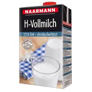 NAARMANN H-Milch - 3,5% Fett, 12x 1 Liter