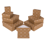 OOTB Kraftpapier-Geschenkkartonage mit Blumenranke