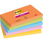 Post-it Haftnotizblock Boost - 76 x 127 mm, 5x 90 Blatt,...