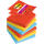 Post-it Haftnotizblock Z-Notes Playful - 76 x 76 mm, 6x 90 Blatt, sortiert