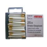 Ersatz-Glaspinsel 25ST 4x40mm HANSA h1152 021