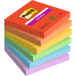Post-it Haftnotizblock Playful - 76 x 76 mm, 6x 90 Blatt,...