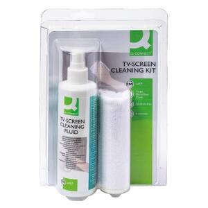 Q-Connect Reinigungsset - Spray 250 ml inkl. Tuch sort.