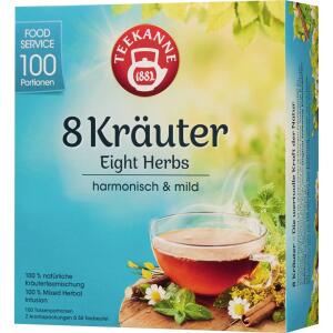 TEEKANNE 8 Kräuter - 100 Btl. à 1,25g TEEKANNE 7033