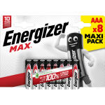 ENERGIZER Batterie Max Alkaline AAA / Micro / LR03 8...
