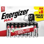 ENERGIZER Batterie Max Alkaline AA / Mignon / LR6 8...