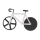 OOTB Pizza-Schneider Fahrrad ca. 18 x 11 x 75 cm