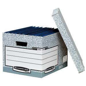 Fellowes Standard Archivbox Bankers Box System, 335 x 292 x 404 mm, grau