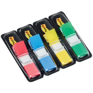 Post-it Index Mini Typ 683 - 11,9 x 43,2 mm, Grundfarben, 4 x 35 Streifen