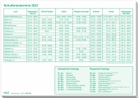 RNK Urlaubs- und Fehltagekarte A5q grün