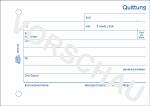 Avery Zweckform 1255 Quittung inkl. MwSt. Recycling - A6 quer, MP, BL, 2x 50 Blatt