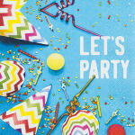 Motivserviette 33x33cm Lets Party HOME F. 212140