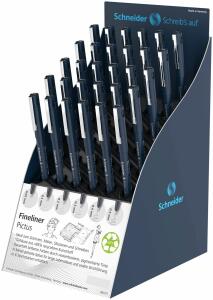 Schneider Fineliner Pictus sortiert schwarz Display 30 Stück D