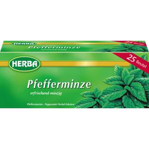 HERBA Pfefferminze - 25 Btl. à 1,5g TEEKANNE 7669