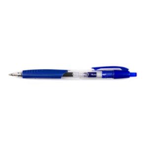 Kugelschreiber Medium Grip  blau Q-CONNECT KF04396 Rectractable