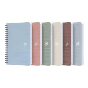 Oxford Office Spiralbuch My Rec’Up 9x14cm, kariert 5 mm 90 Bl Cover TM